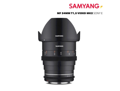 Objetivo SAMYANG Mf 24 Mm T1.5 Vdslr Mk2 Sony E