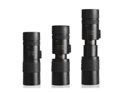 Telescopio Monocular 10-300x40 Hd Zoom De Bolsillo Con Visión Nocturna Baja Potente Ideal Para Acampar Cazar Y Actividades Al Aire Libre
