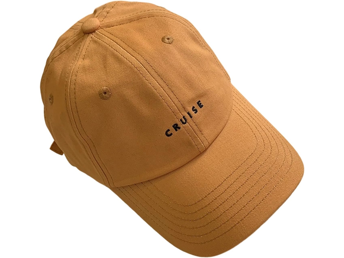 Gorra De Béisbol Ajustable Con Letras De Crucero Bordadas, Para Adultos, Tejido De Poliéster.
