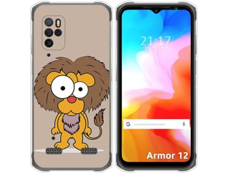 Carcasa Ulefone Armor 12 5G TUMUNDOSMARTPHONE Dibujos León Multicolor
