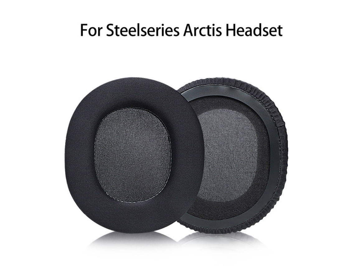 Almohadillas para auriculares Steelseries Arctis 7, esponja de gel suave, color negro.