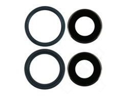 Lente para Telefono Moldura Meia Noite para Apple Negro