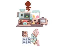 -juego De Tienda De Donas Con Horno Microondas, Luces Y Sonidos, Máquina De Hacer Donas Falsas Para Niños Y Niñas