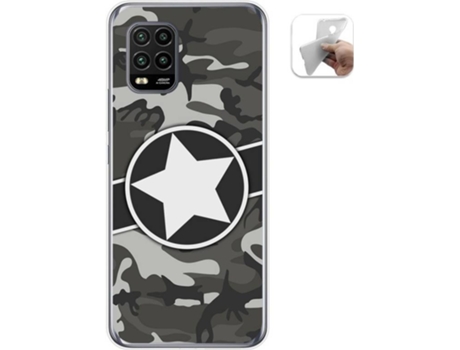 Carcasa Xiaomi Mi 10 Lite TUMUNDOSMARTPHONE Camuflaje 02 Multicolor