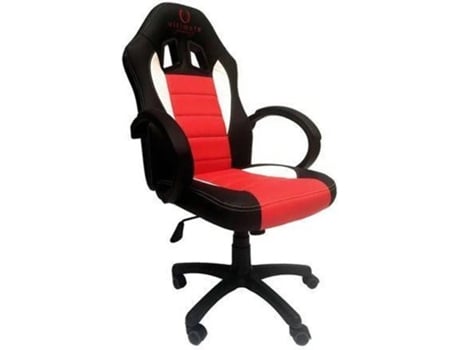 Silla Gaming ULTIMATE GAMING HPAINF0084 (Hasta 120 kg - Elevador a Gas Clase 4 - Negro y Rojo)