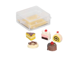 Conjunto De Sobremesas Em Miniatura 1:12 Casa De Bonecas Alta Simulação Presente Tipo B