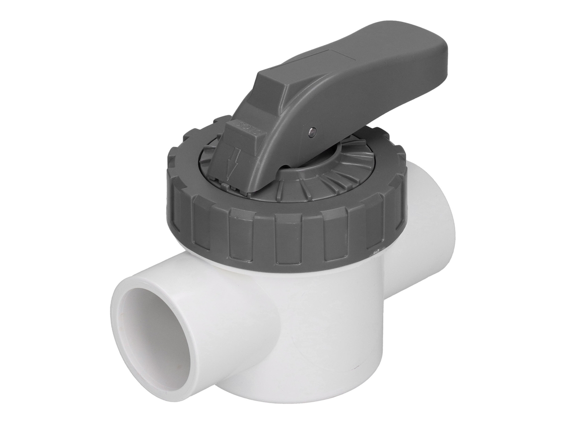 Válvula De Bola Divertida Con Manija Para Accesorio De Tratamiento De Agua De Piscina V40-2a