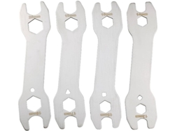 Juego De 4 Herramientas Para Reparación De Bicicletas: Llave De Cono Para Bujes De 13/14/15/16/17/18/19/20 Mm.