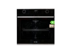 Evvo Horno Integrable H20, 77l, Clase A, 7 Programas, Display Digital, Temporizador, Mando Selector, Puerta Triple Cristal, Inox.