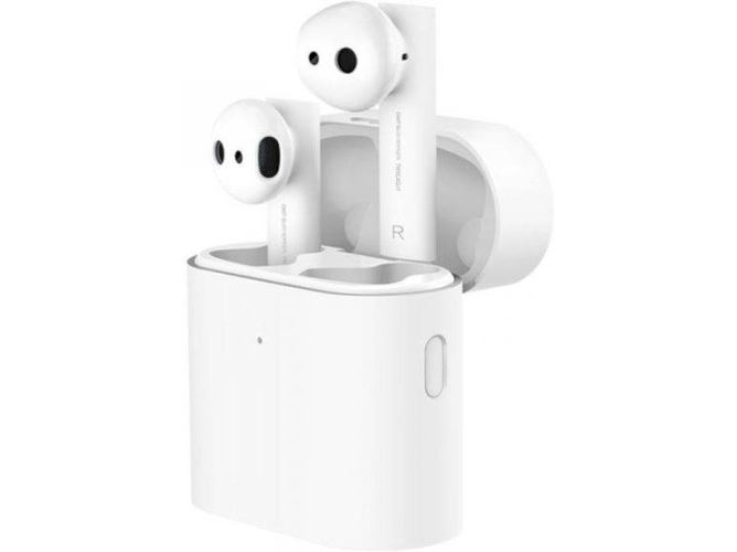 Auriculares Bluetooth True Wireless XIAOMI Mi Earphones 2 (In Ear - Micrófono - Noise Cancelling - Blanco)