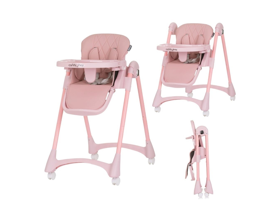 Trona Plegable Candy Shop De Chipolino, Hasta 15 Kg - Flamingo