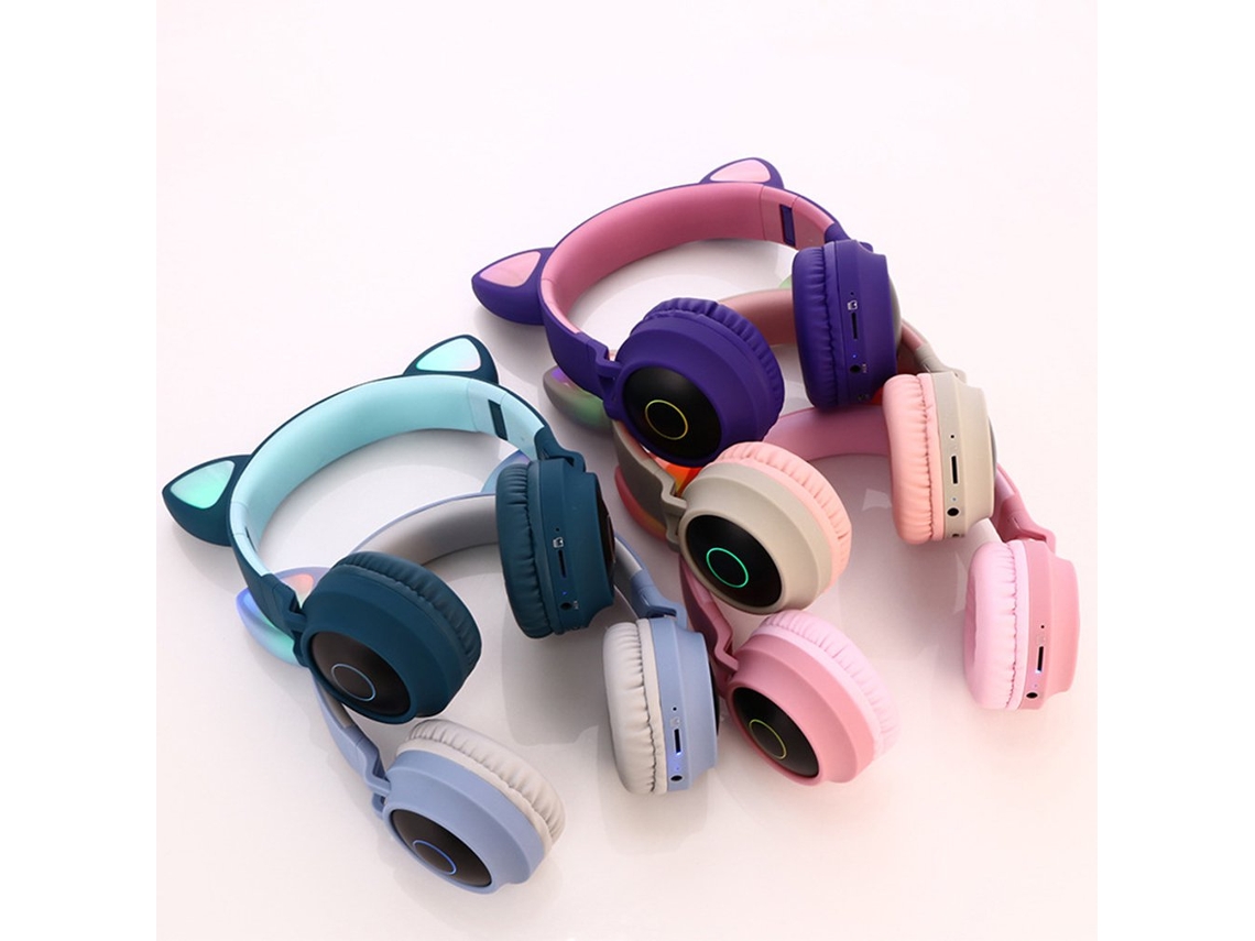 Auriculares bluetooth 5.0 auriculares, auriculares inalámbricos de alta  fidelidad para niña / hija para pc Rosa