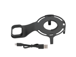 Soporte De Pared Para Altavoz Inteligente Con Organizador De Cables Para Echo Dot De 2.ª Generación (negro)