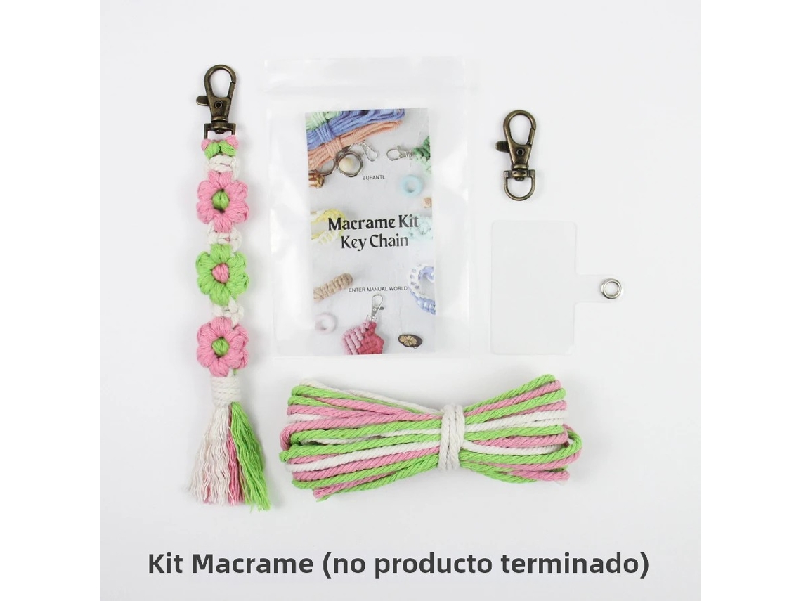 Juego De Llaveros De Margaritas Hechos A Mano, Con Tutorial Para Principiantes, Llavero Con Borla De Margaritas Diy Con Cordón Colgante
