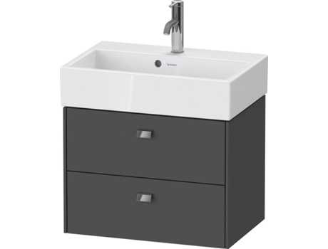 Mueble DURAVIT Brioso de baño de pared Compact 58,4 x 38,9 cm con 2 cajones incl. recorte de sifón y delantal para lavabo Vero Air 236860