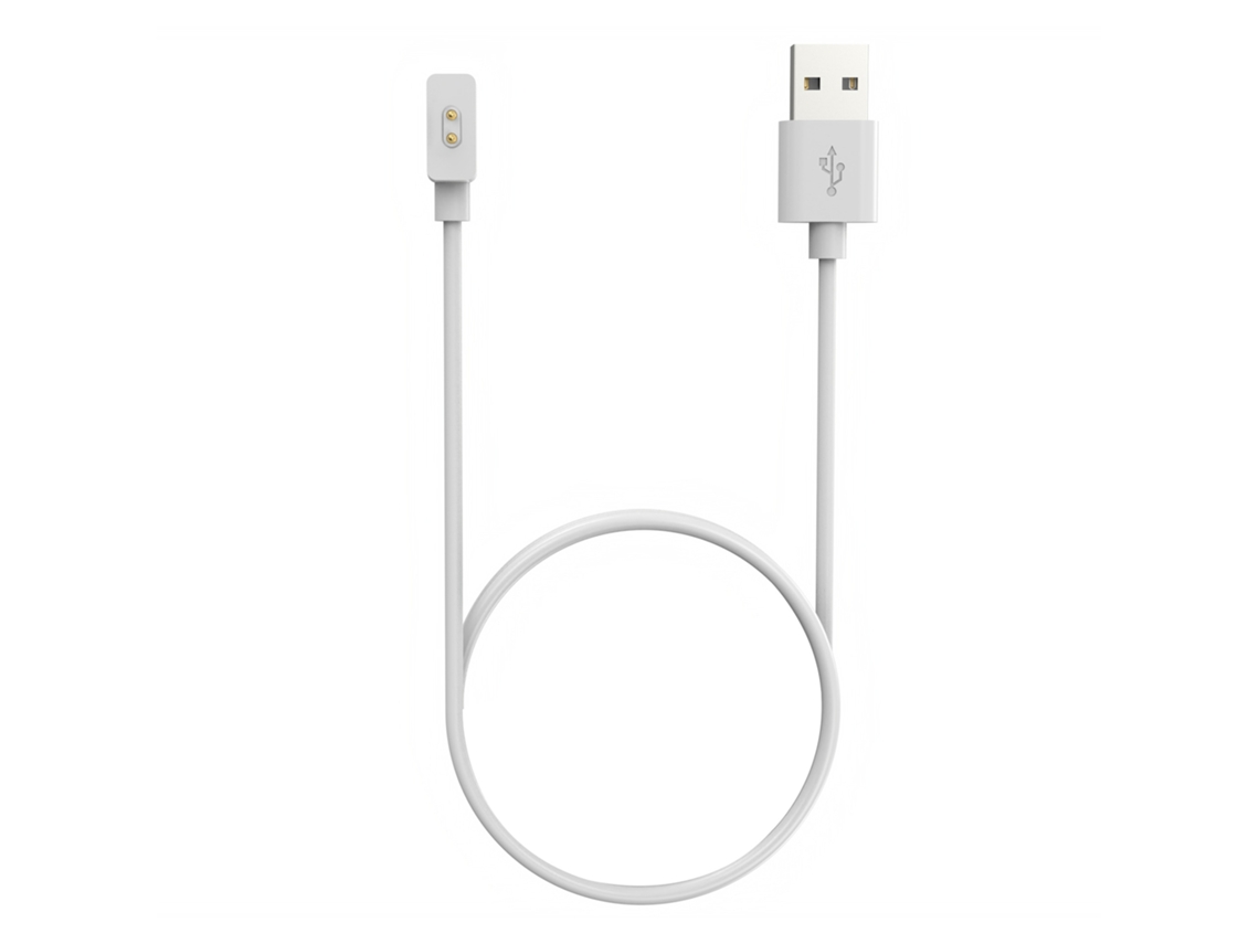 Carregador para Xiaomi Redmi Watch 5 Active/5 Lite Cabo de carregamento de substituição 60 cm Branco GERTIZ