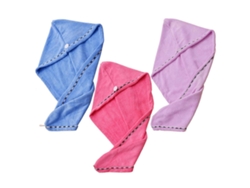 Toallas de microfibra para el cabello, toallas envolventes, absorbentes, de secado rápido, Rosewell