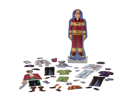 Jogo de Mesa KIDKRAFT Magnetic Dress Up Doll - Brady (3 Anos)