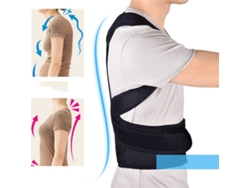 Cinturón de soporte lumbar ajustable M Corrector de postura para la espalda, hombros y columna lumbar Protector de espalda