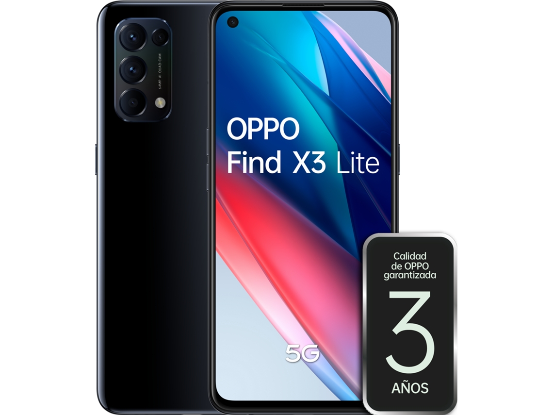 Smartphone OPPO Find X3 Lite (6.44'' - 8 GB - 128 GB - Negro)