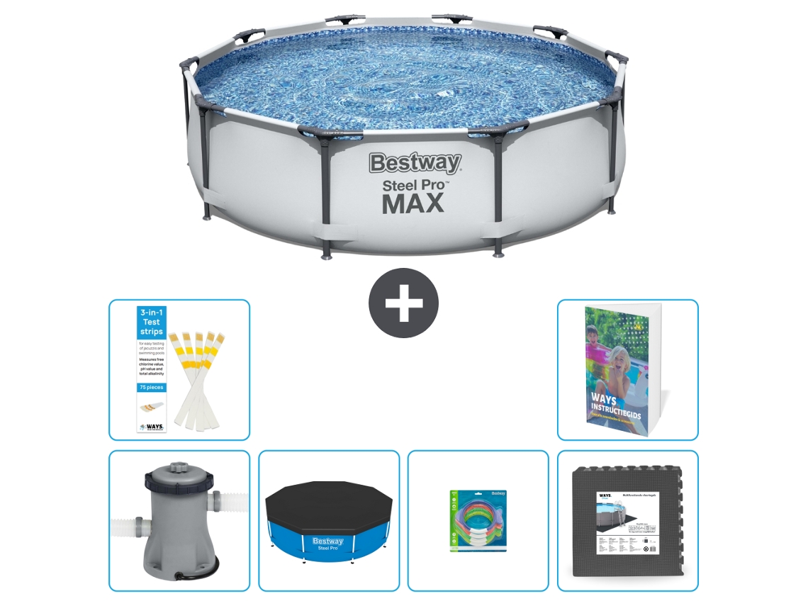 Bestway Piscina Bestway Steel Pro Max Redonda - 305x76 Cm - 7-peças S317