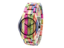 Reloj De Bambú Elegante Para Parejas Reloj De Pulsera De Cuarzo Moda