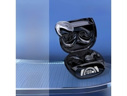 (negro) Auriculares Inalámbricos Bluetooth 5.3 Con Micrófono Y Sonido Estéreo, Resistencia Al Agua Ipx5.