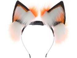 Diadema De Peluche Con Orejas De Animal Y Control Remoto - Accesorio De Cosplay Recargable