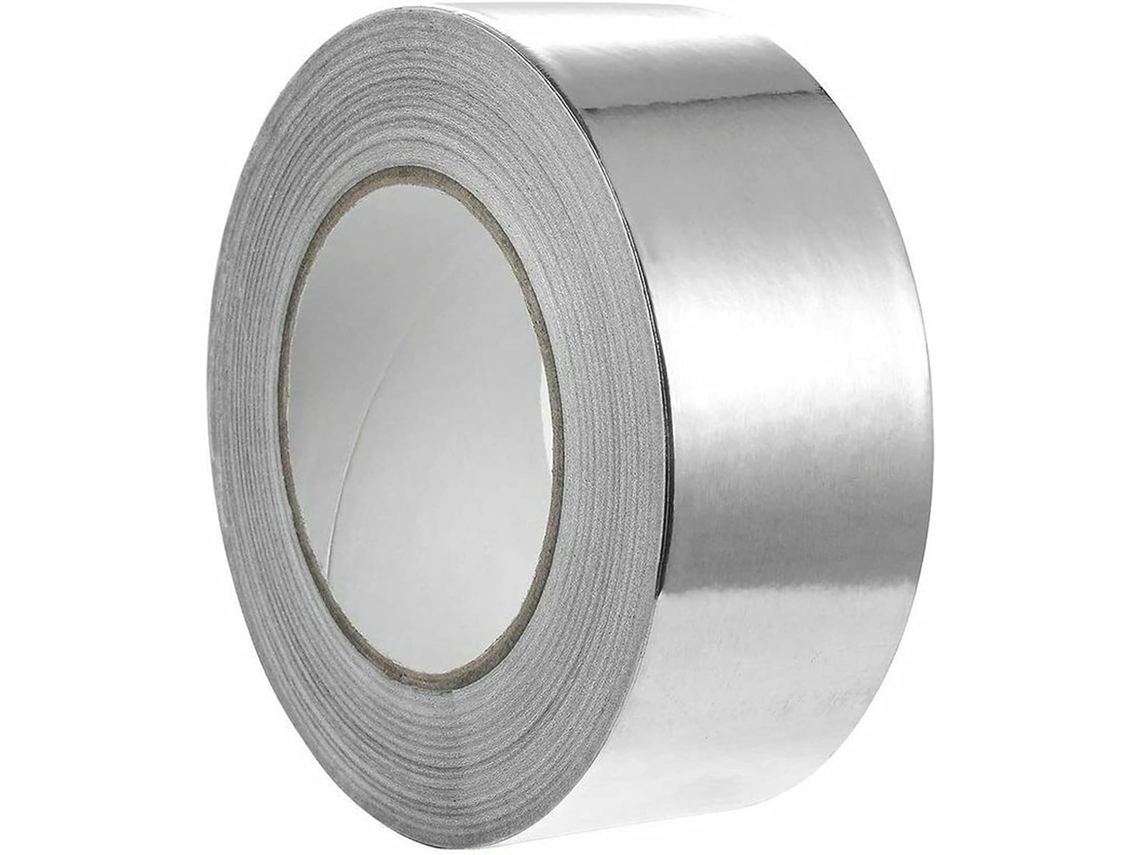 Cinta de aluminio de grado profesional, cinta de sellado reflectante para HVAC de grado industrial, cinta adhesiva plateada de alta resistencia y más gruesa.