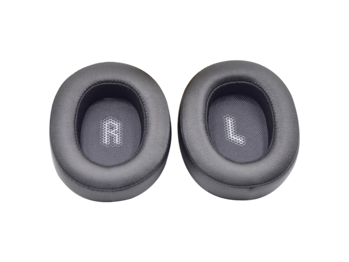 Almohadillas de espuma suave para auriculares JBL E55BT, color negro.