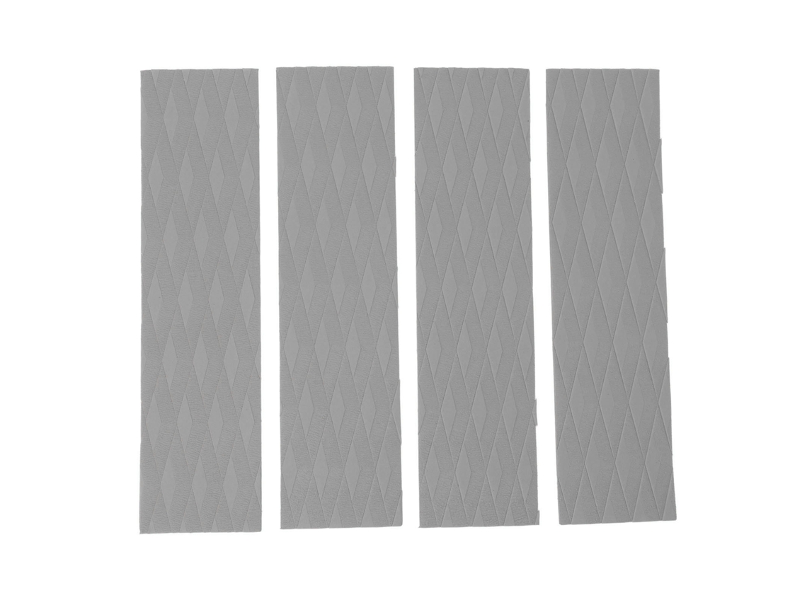Vlrla-4 Piezas De Alfombrillas De Tracción Para Tabla De Surf, Antideslizantes Frontales Para Skimboards Y Kayak, Gris
