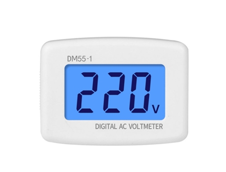 Voltímetro Digital LCD de 80-300V CA, medidor de voltios tipo enchufe, Panel de Monitor de medición de voltaje de 110V y 220V 01