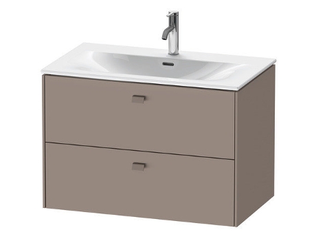 Mueble DURAVIT Brioso bajo lavabo montado en la pared 82,0 x 47,9 cm 2 cajones incl. recorte de sifón y delantal para lavabo Viu 234483
