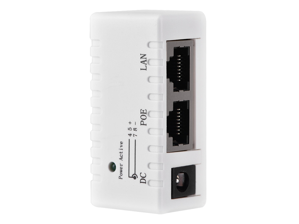 Adaptador Divisor Poe Power Over Ethernet Blanco Para Red Lan