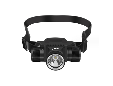 Linterna frontal LED subacuática para buceo, linterna frontal de 60m, 1200 lúmenes, superbrillante, 5 modos, IPX8 resistente al agua (negro) CHRONUS