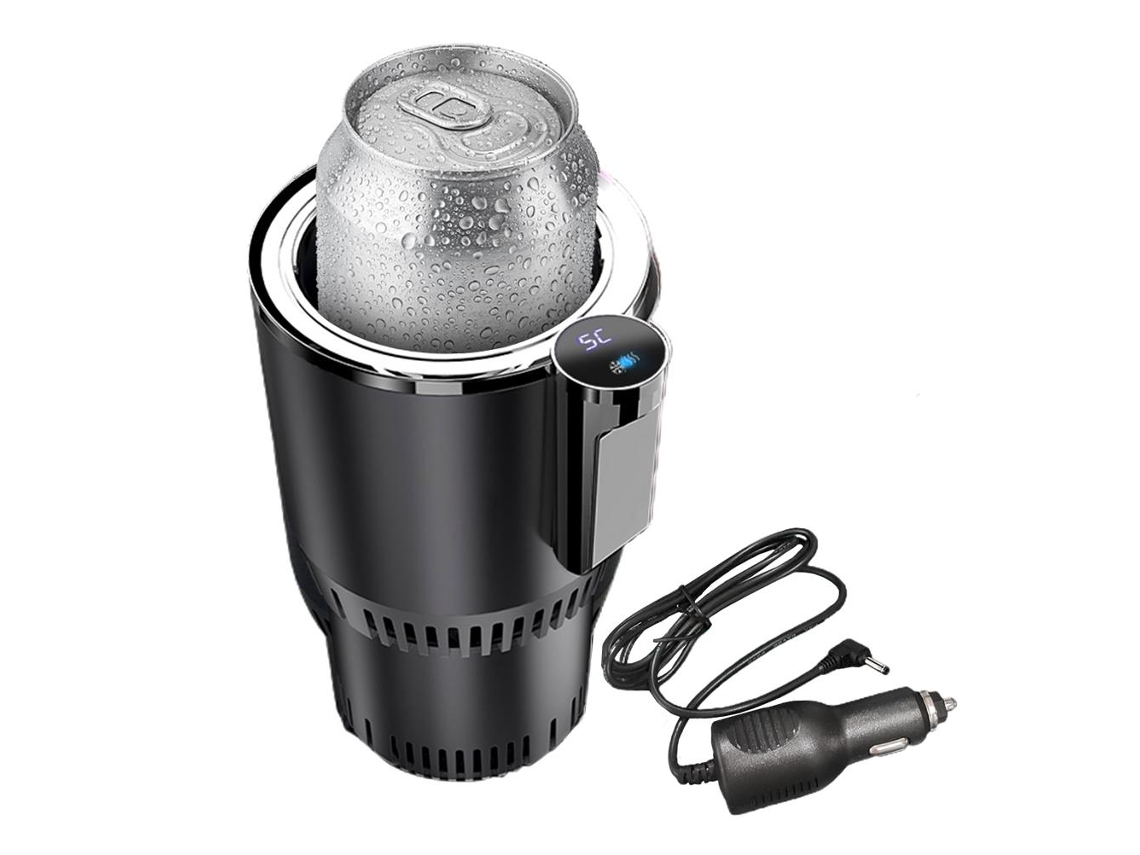 Taza térmica para coche, refrigerador y calentador para coche, práctico refrigerador