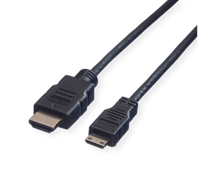 Cable VALUE (HDMI - 0.8m - Negro)