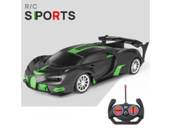 Coche RC 1/18 con luz LED, control remoto de 2,4 G, vehículo deportivo de alta velocidad para niños y niñas, Aeuzwr