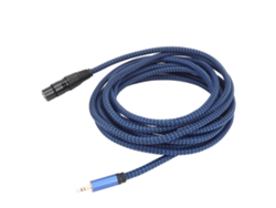 Cable Blindado De 5 M Con Conector Macho De 3,5 Mm A Conector Hembra Xlr, Calibre 22 Awg, Para Micrófono, Mezclador, Tarjeta De Sonido Y Cámara.