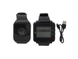 Reloj Inalámbrico Para Cuidadores Con Tecnología Inalámbrica Rf 1:1, Batería Extraíble Y Recargable, Resistente Al Agua Y Función De Llamada. Brilvibera-wer