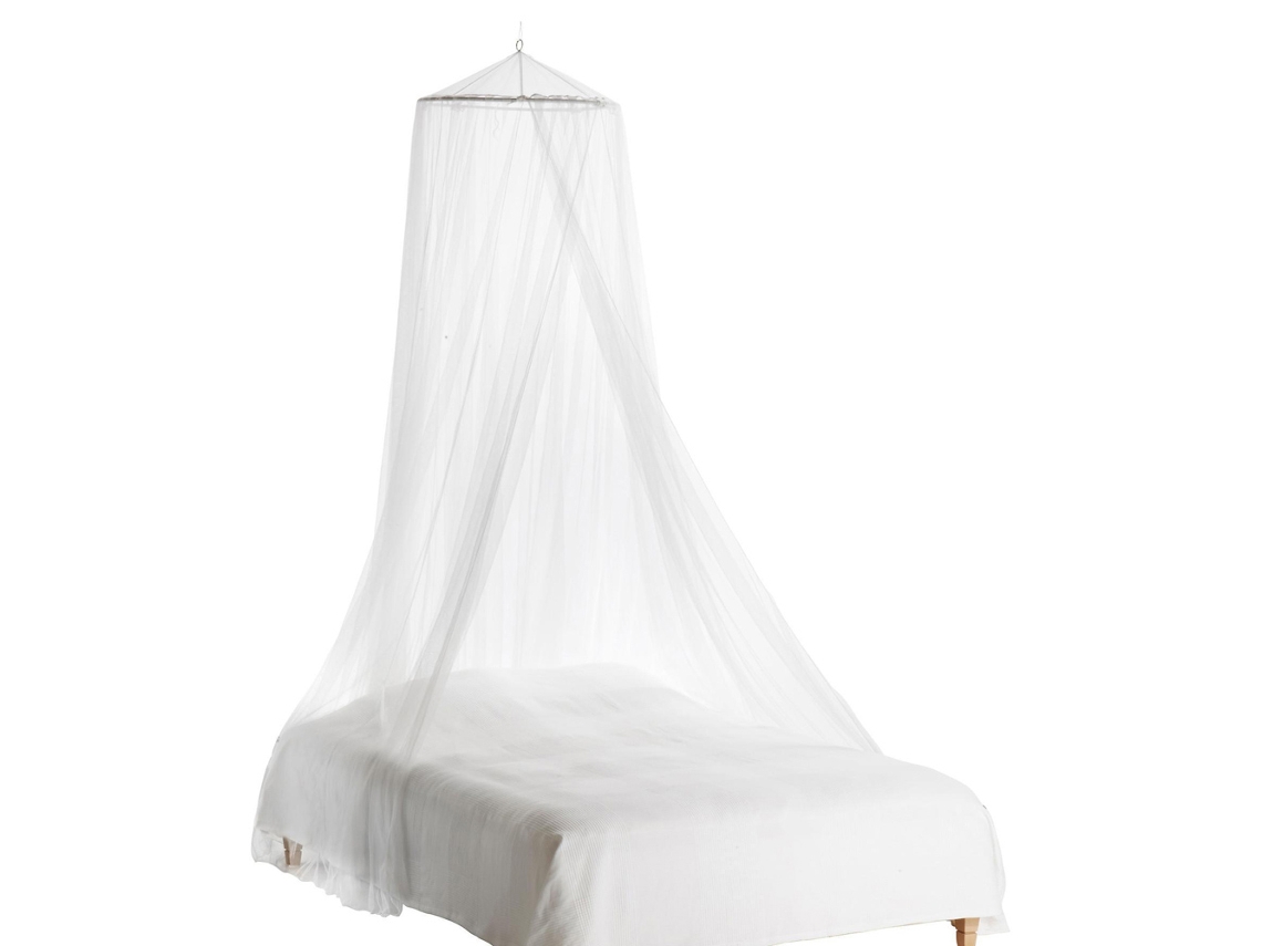 Mosquitera redonda blanca para camas individuales y king size | Sin marca