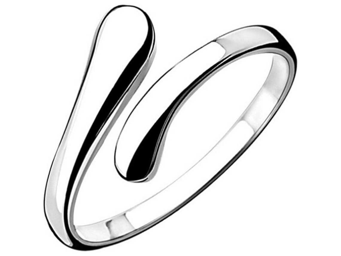 Anillos Ajustables De Plata 925 Para Mujer Abiertos Simples Para Ocasiones Varias