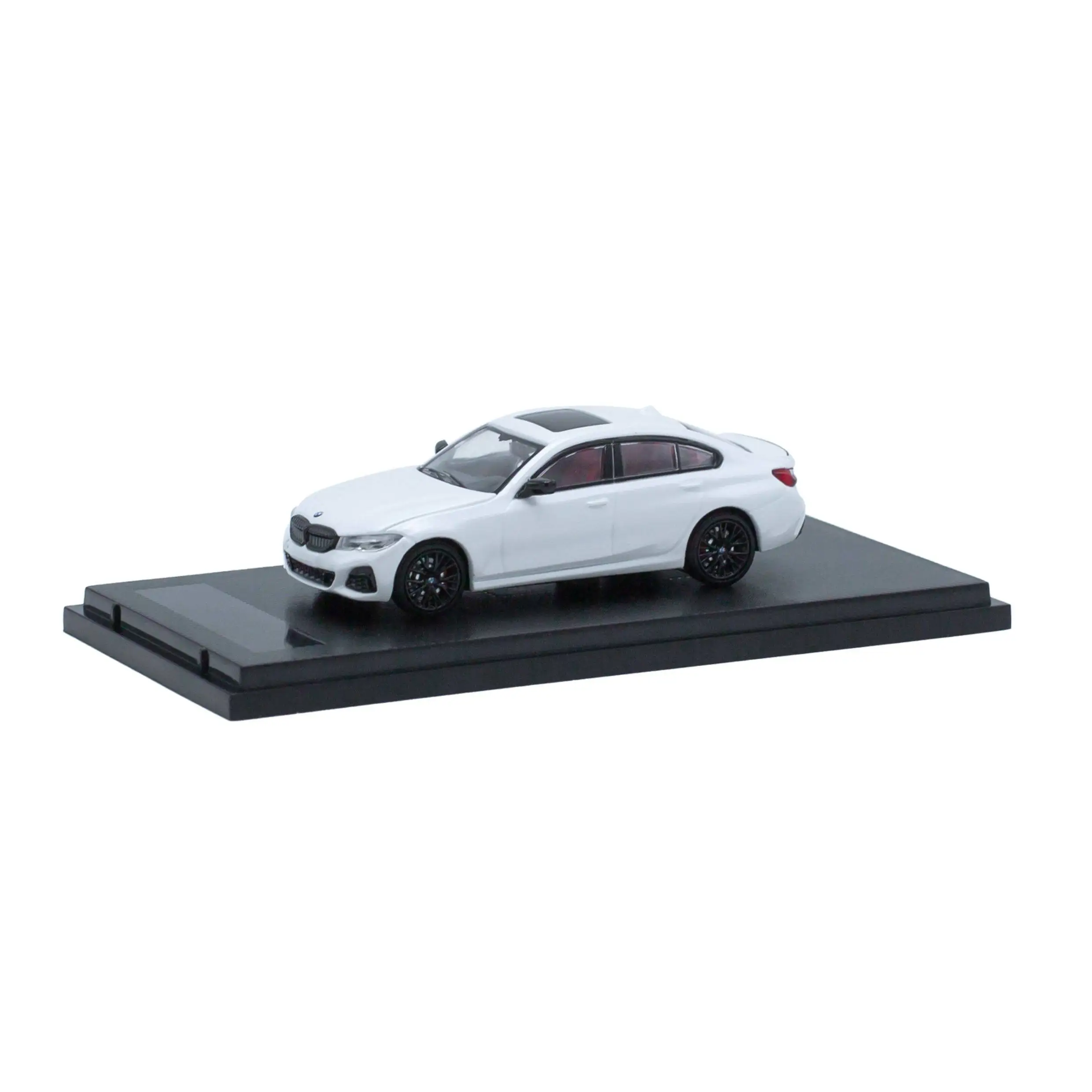 (blanco) Modelo De Coche De Aleación Bmw Serie 3 G20 A Escala 1:64 Y Coche De Juguete