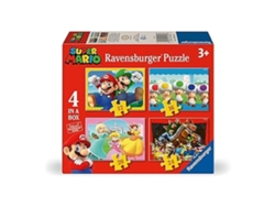 Rompecabezas Ravensburger Super Mario 4 Rompecabezas 12 16 20 24 Piezas 12004107 P25ravensburger