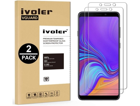 2x Protector Cristal Templado Samsung Galaxy A9 2018 HONGWE.