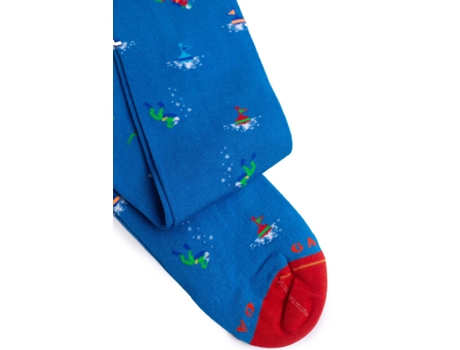 Calcetines Masculinos Largos con Diseño Subacuático Talla Única GALLO