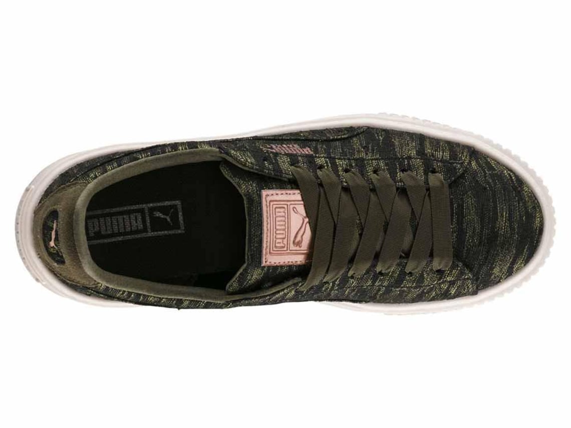 Zapatillas PUMA Basket Platform VR Wmns Mujer 40 Verde Worten.es