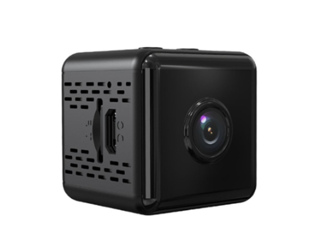 Mini cámara espía, cámara oculta WiFi para seguridad del hogar, HD 1080p, con visión nocturna y detección de movimiento, color negro. Bestvite