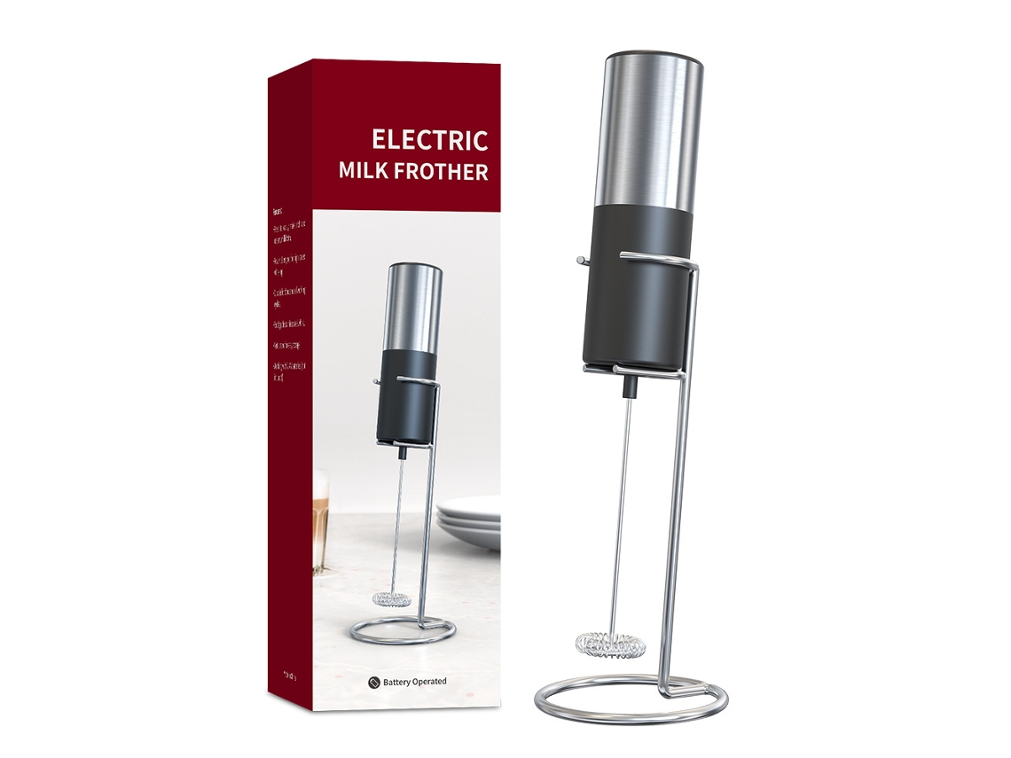 Espumador de leche, batidora eléctrica, apta para café y capuchino.