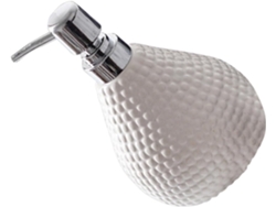 Frasco De Cerâmica Recarregável Com Bomba Dosadora, Vazio, Para Shampoo Líquido E Sabonete Líquido Para As Mãos, Branco.
